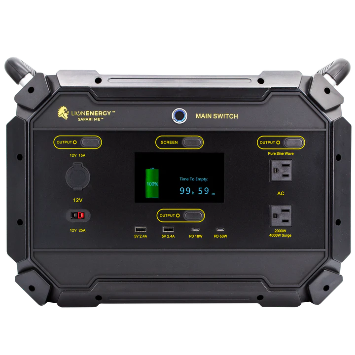 Lion Safari ME 2000 Portable Solar Generator
